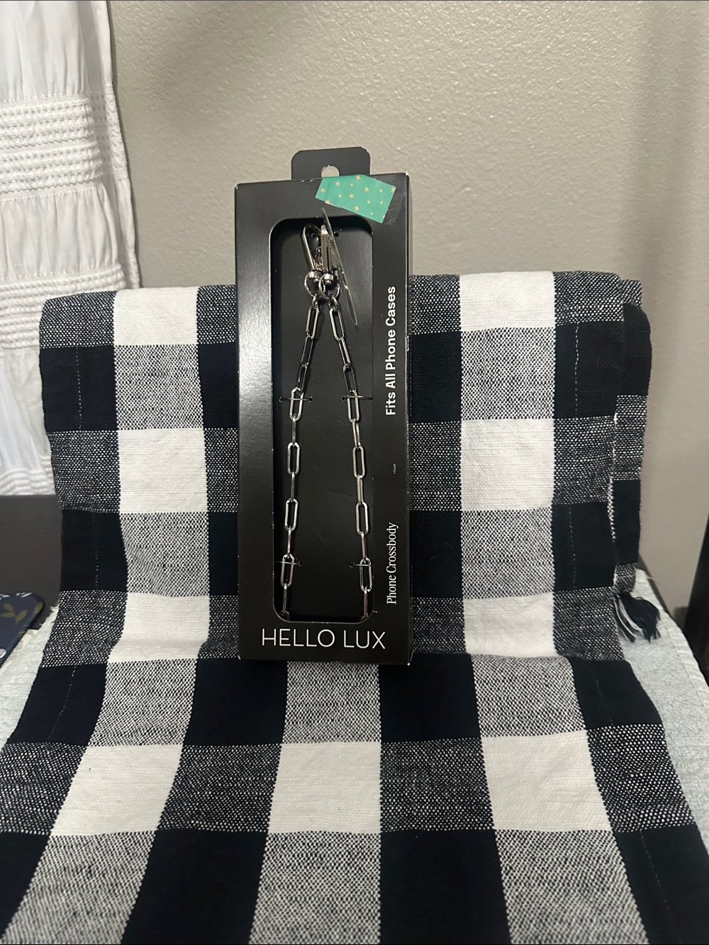 Silver Chain Phone Crossbody - Silver by Hello Lux MWT